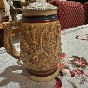 VTG 1994 Avon Fine Collectibles Country & Western Music Beer Stein Mug